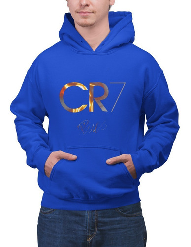 Poleron Unisex Cr7 Cristiano Ronaldo Futbol Firma Estampado Algodon