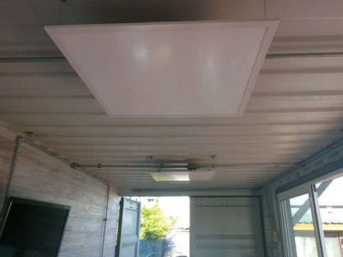Contenedor Oficina Con Sobre Techo Y Deck De Madera