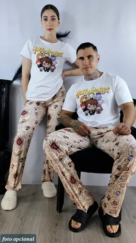 Pijama D o De Parejas Harry Potter Pantal n Y Camisa C moda
