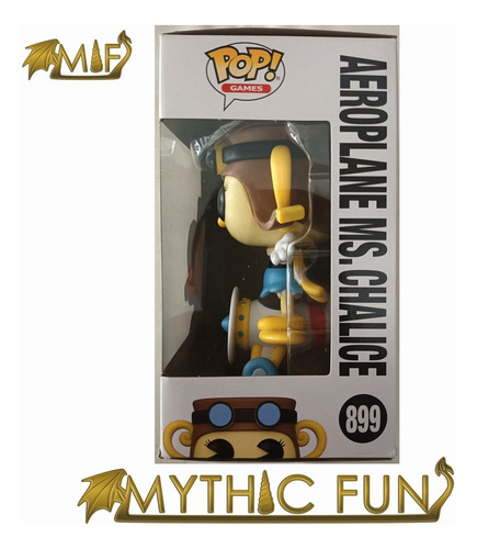 Funko Pop Cuphead - Aeroplane Ms.chalice 899 (Usado)
