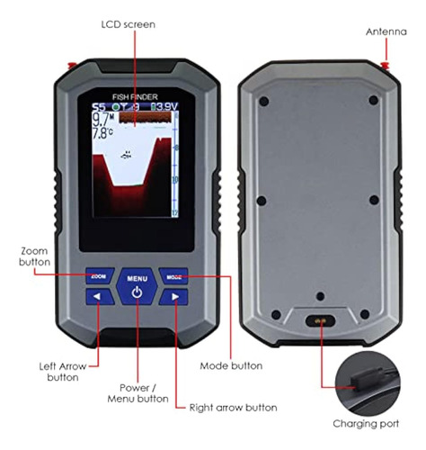 Fish Finder - Sensor Sonar Inalámbrico De