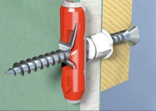 Imagen 4 de 10 de Tarugo Fijacion Durlock Duotec Fischer Placas 10 Mm Yeso