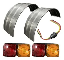 Comprar Guardabarros 15 \u002F 16 + Ficha 5 Vias + Faros - Kit Trailer