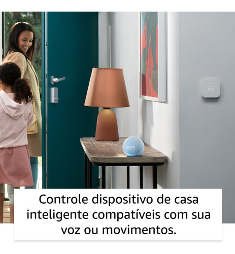 Echo Dot 5a Geração Glacier White Amazon Glacier White