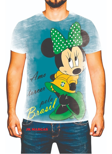 Camiseta Camisa Copa Mundo 2022 Brasil Masculina Unissex L20