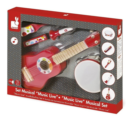 Set De Instrumentos Musicales J07626 Janod Universo Binario