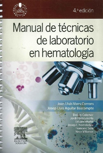 Libro Manual De Técnicas De Laboratorio En Hematología De Jo