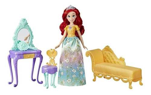 Muñeca Princesa Ariel Tocador Real Disney Princess De Hasbro