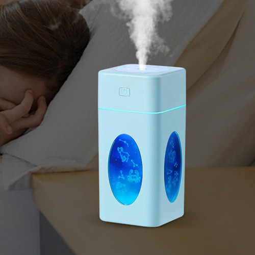 Difusor De Aire Usb Humidificador Ultrasónico Led Luz De