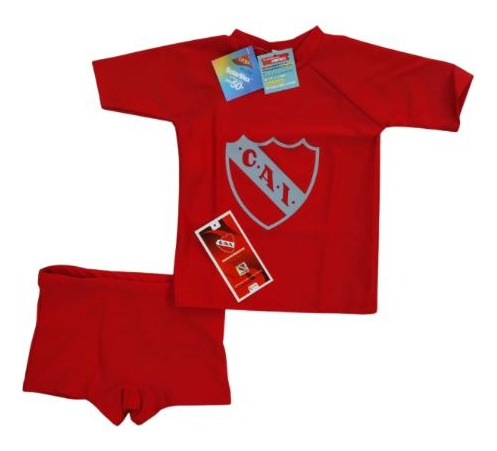 Remera-short Uv Niños Futbol  Oficial Proteccion #50fpu