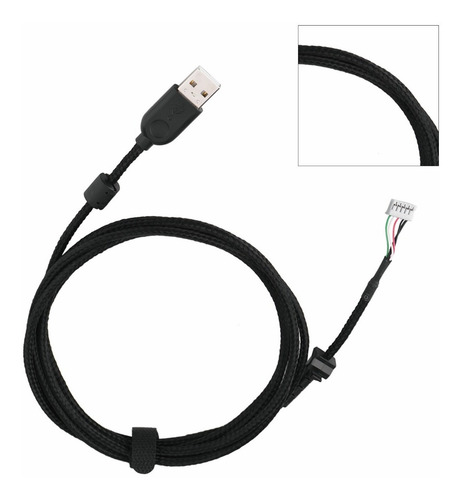 Cable Largo De Ratón Usb Logitech G502 Plug And Play 2.19yd