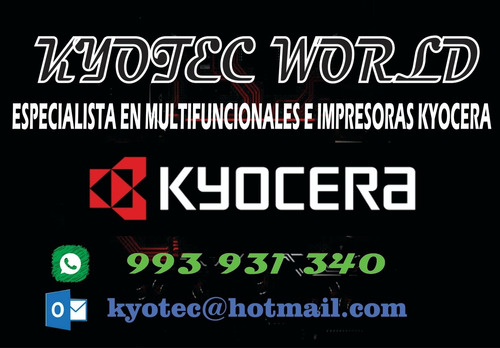 Servicio Tecnico Para Multifuncionales E Impresoras Kyocera