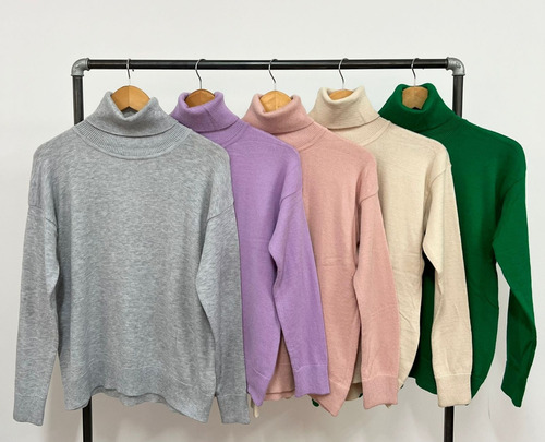 Sweater Polera Box Bremer - Talle M A Xl