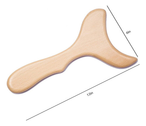 Herramienta De Drenaje Linfático De Madera Gua Sha Sculpture