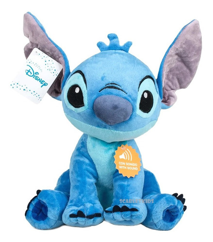 Stitch Peluche 30cm Con Sonido Disney Original Scarlet Kids