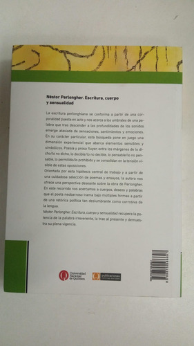 Nestor Perlongher - Escritura Cuerpo Sensualidad - R. Ybañes (Usado)