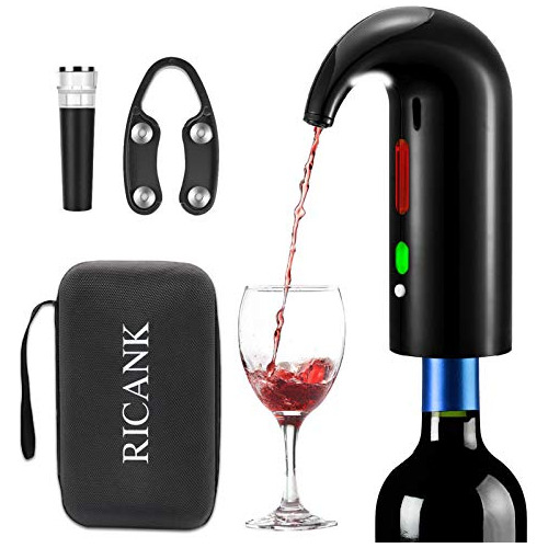 Vertedor Eléctrico De Vino Con Estuche Eva.