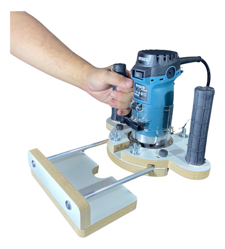 Adaptador Para Tupia Manual - Jig De Guia De Cortes Precisos