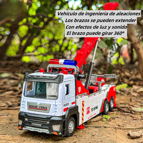Camión De Juguete Simulado Crane B Para Niños
