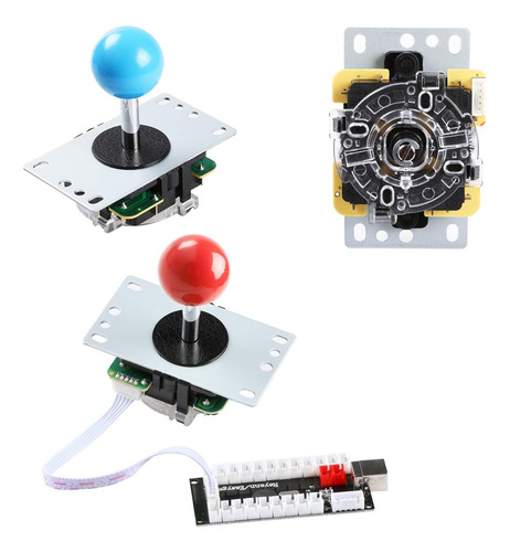 Qenker Kit De Bricolaje Led Arcade Para 2 Jugadores Para Usb