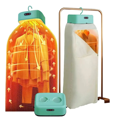 Secador De Ropa Portátil Eléctrico Plegable 520w