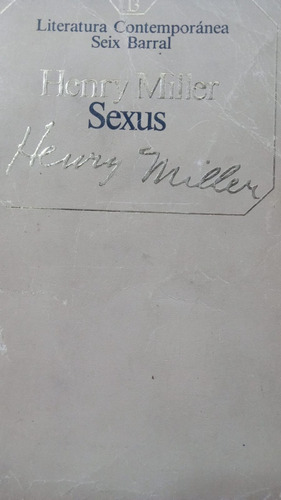 Henry Miller Sexus