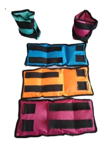 Polainas Ajust 2kg -uso Rudo-tobillera/muñeca Varios Colores