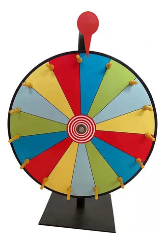 Sorteo De Ruedas Giratorias De Wheel Of Fortune Con Pedestal
