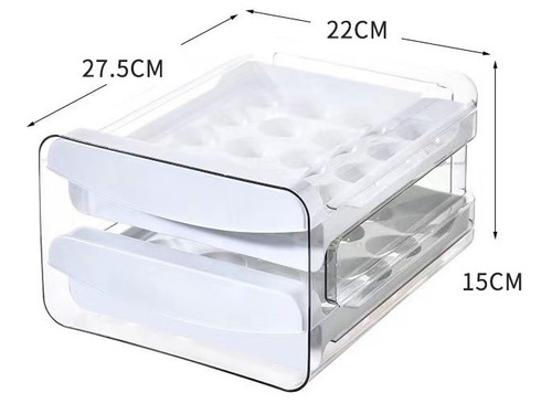 Imagen 2 de 6 de Canasta Para Huevos Organizador X40 Und/huevos