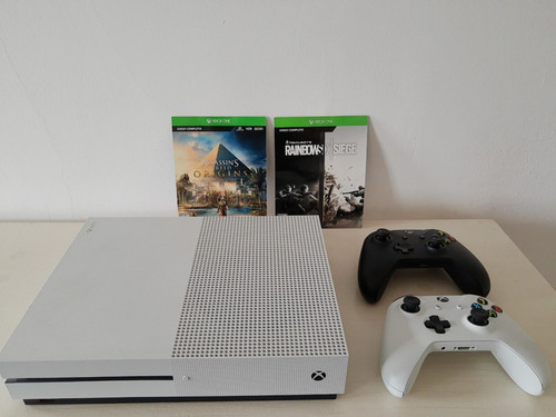 Xbox One S 1tb Blanca + 2 Controles + Juegos