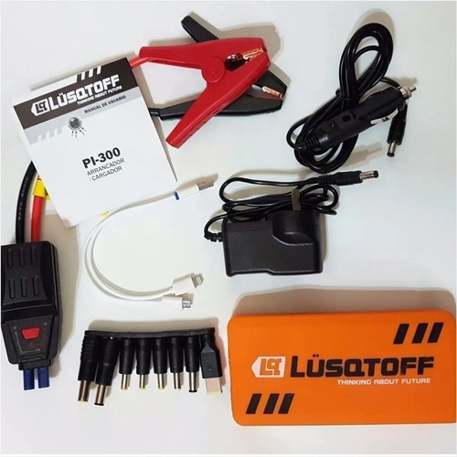 Imagen 3 de 7 de Cargador De Bateria Auto Arrancador Lusqtoff Pi-300