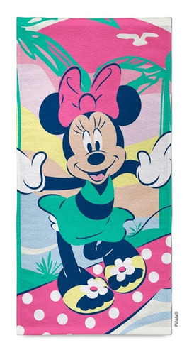 Toallon Infantil Piñata 70x130cm 100% Algodon Disney