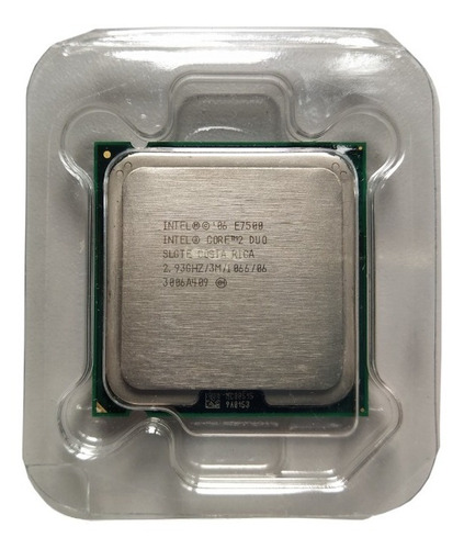 Processador Cpu Core 2 Duo E7500 1066 Intel Lga 775