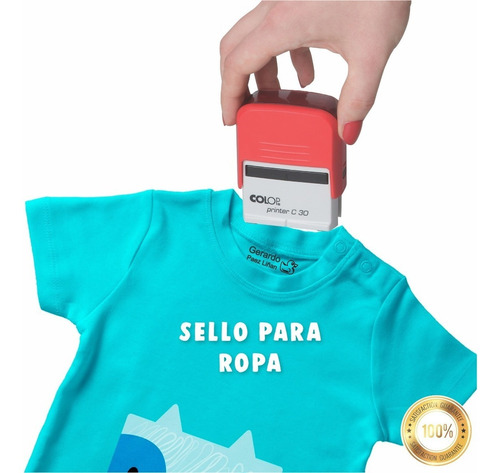 Imagen 1 de 6 de Sello Para Ropa, Pañales, Libros, Personalizado