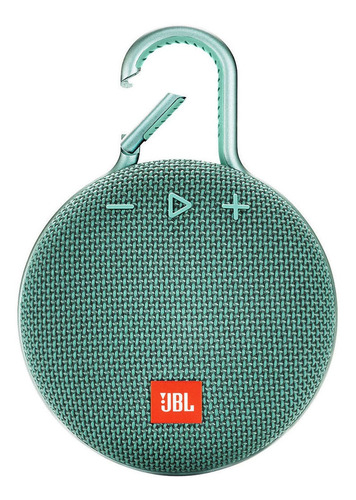 Parlante Jbl Clip 3 Portátil Con Bluetooth Waterproof  River Teal