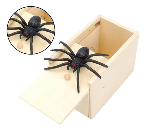 Juguete De Broma Creativa: Spider Surprise En Una Caja De Ma