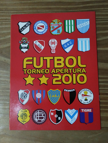 Álbum Fútbol Torneo Apertura 2010. Vacío