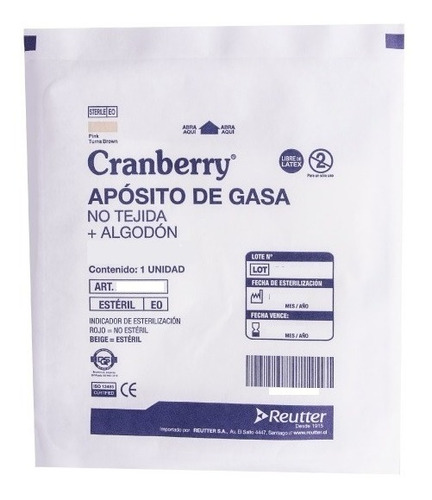 Apósito Curación Gasa Estéril Desechable 20x25 Abd Pad X10