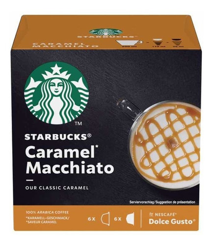Starbucks Caramel Macchiato X12 Capsulas Dolce Gusto Oficial