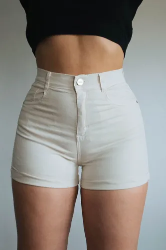 Bermudas de gabardina mujer hotsell