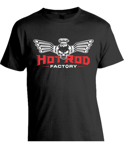 Remera Fierrera Hot Rod Factory Rat Rod Algodon