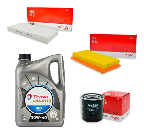 Imagen 1 de 4 de Kit Filtros + Aceite Para Toyota Etios 2015 En Adelante