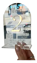 Comprar Pack X5 Numeros Mesa Eventos 15 Años Boda Bautismo Flores