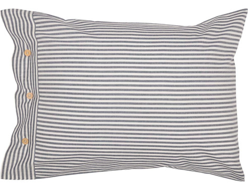 Piper Classics Funda De Almohada Estándar A Rayas De