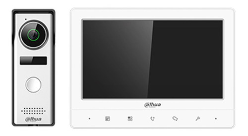 Kit Videoportero Analogo Dahua Monitor De 7'' Touch 2 Mp 