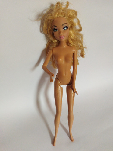 Barbie My Scene Rubia Kennedy Brazo Pose Cabello Largo (Usado)