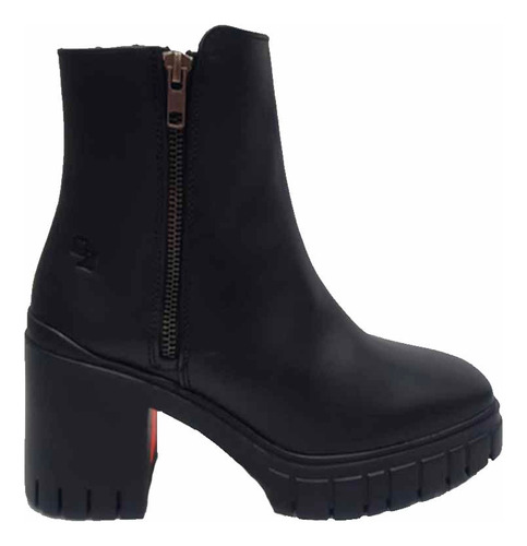 Botin Ozono Casual Para Damma Modelo 624501 Negro