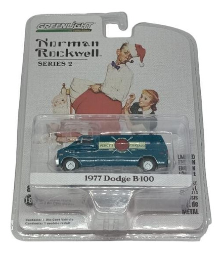 Camioneta Coleccion Dodge B-100 1977 Greenlight