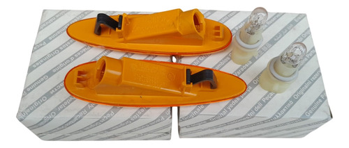 Juego Faros Laterales Giros Guardabarros Fiat Bravo Hgt 20v
