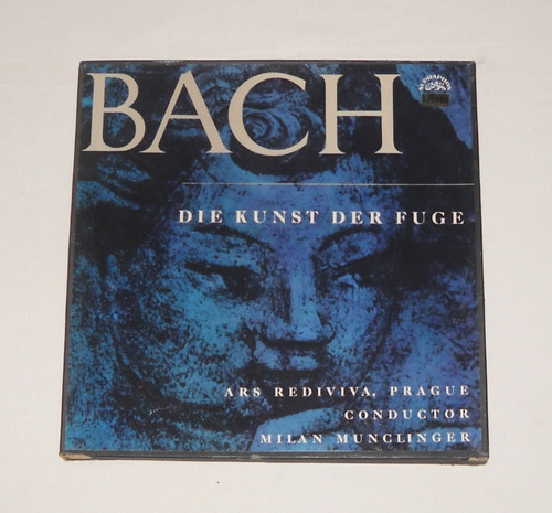 Bach Die Kunst Der Fuge Milan Munclinger 2lp Box Vinilo